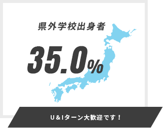U＆Iターン大歓迎です！